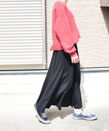 ミモレ丈フレアスカート