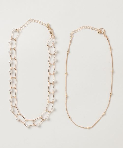 WEGO（ウィゴー）の「WEGO/【2点セット】モチーフチョーカー（チョーカー・レディース・その他1/その他2・FREE）」の2枚目の写真