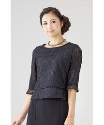 濃染加工ウォッシャブルブラウス