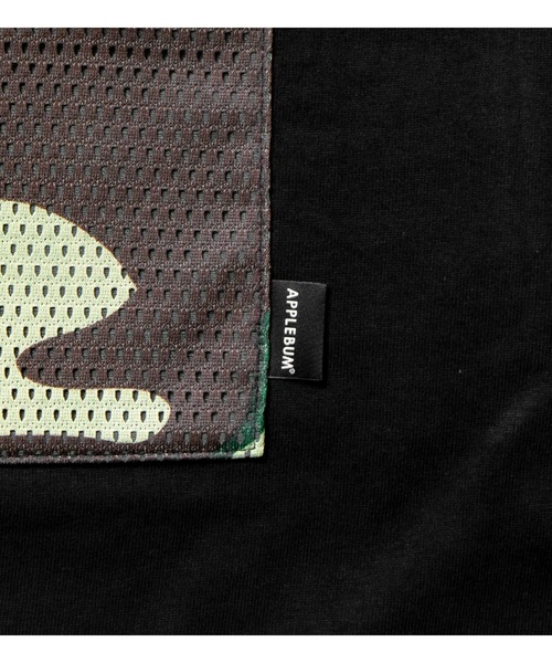 APPLEBUM（アップルバム）の「Mesh Side Pocket T-shirt（Tシャツ/カットソー・メンズ・ヘザーグレー/ブラック・MEDIUM/LARGE/X-LARGE/XX-LARGE/SMALL）」の8枚目の写真