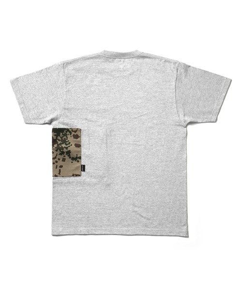 APPLEBUM（アップルバム）の「Mesh Side Pocket T-shirt（Tシャツ/カットソー・メンズ・ヘザーグレー/ブラック・MEDIUM/LARGE/X-LARGE/XX-LARGE/SMALL）」の10枚目の写真