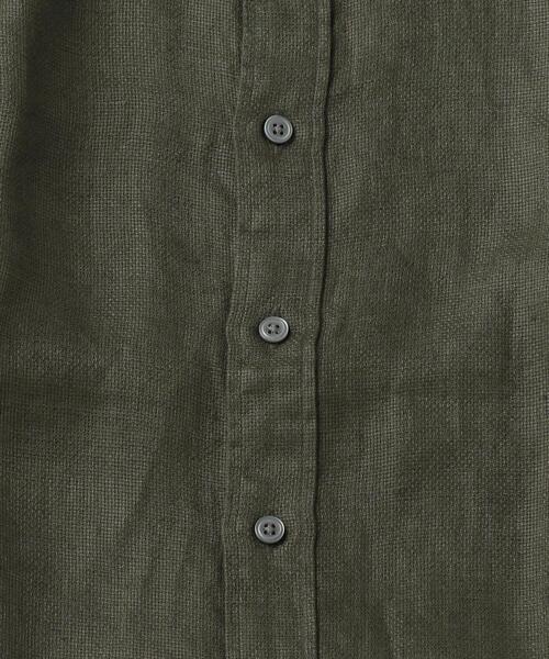 UNITED ARROWS LTD. OUTLET(ユナイテッドアローズアウトレット)の「<A DAY IN THE LIFE> リネン パナマ レギュラーカラーシャツ(シャツ/ブラウス・メンズ・オリーブ/ネイビー/ベージュ・X-LARGE/MEDIUM/SMALL/LARGE)」の10枚目の写真