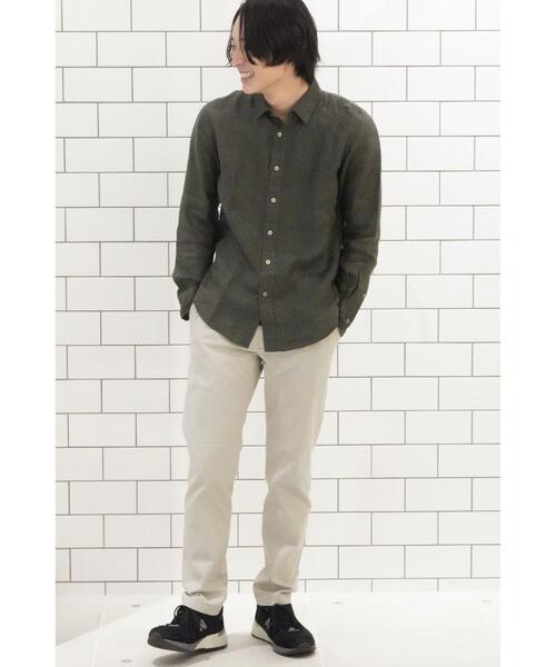 UNITED ARROWS LTD. OUTLET(ユナイテッドアローズアウトレット)の「<A DAY IN THE LIFE> リネン パナマ レギュラーカラーシャツ(シャツ/ブラウス・メンズ・オリーブ/ネイビー/ベージュ・X-LARGE/MEDIUM/SMALL/LARGE)」の12枚目の写真