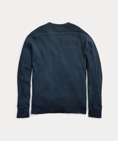 RRL(ダブル アール エル)の「インディゴ ジャカードニット クルーネック(Tシャツ/カットソー・メンズ・ブルー・X-SMALL/SMALL/X-LARGE/MEDIUM/LARGE/XXL)」の4枚目の写真