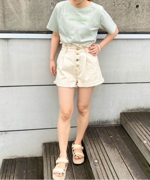 apres jour（アプレジュール）の「ぱくぱくアイスクリームTシャツ【ZOZOTOWN限定アイテム】【７AP】（Tシャツ/カットソー・レディース・オフホワイト/ミント/モカ/ラベンダー/ライトピンク・フリー）」の17枚目の写真