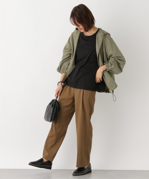 LEPSIM（レプシィム）の「ストレートチェックスラックスパンツ　892085（スラックス・レディース・チャコールグレー/ベージュ/グレー・SMALL/MEDIUM/LARGE）」の7枚目の写真