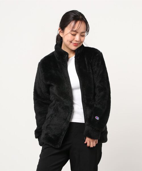 【数量限定】[チャンピオン] フルジップジャケット ボアフリース スクリプトロゴ Amazon.co.jp: [チャンピオン] アウター ボアフリース