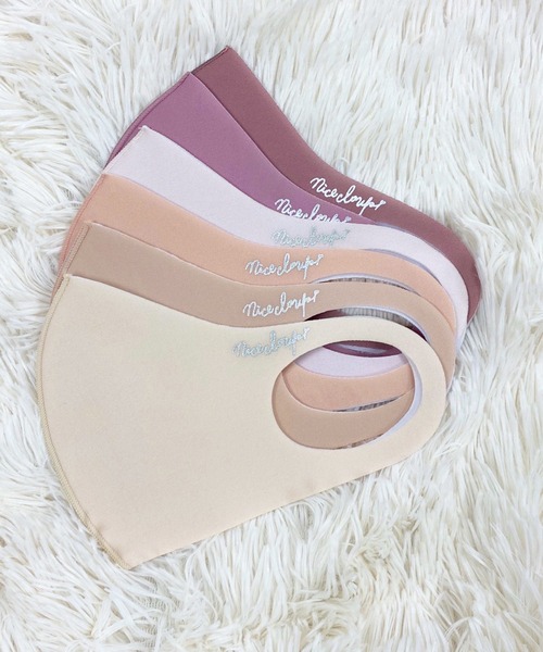 one after another NICE CLAUP（ワンアフターアナザーナイスクラップ）の「血色マスク（マスク・レディース・ピンク系その他・SMALL/MEDIUM）」の2枚目の写真
