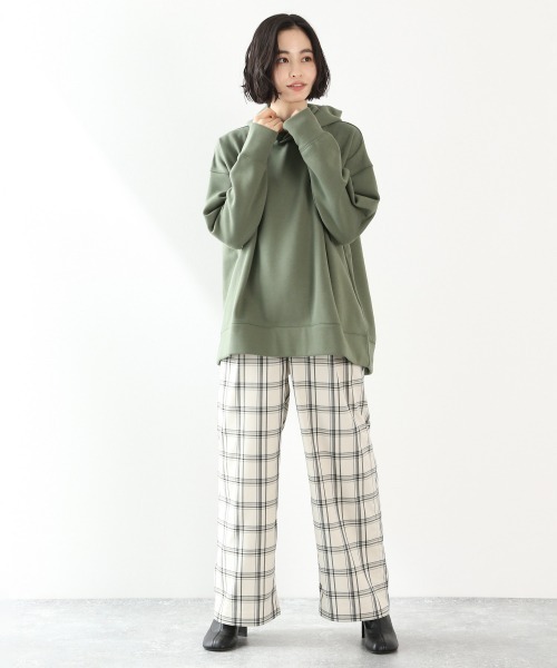 LOWRYS FARM（ローリーズファーム）の「キモウフーディー　922938（パーカー・レディース・ブラック/ブルー/グリーン/アイボリー/ベージュ・FREE）」の19枚目の写真