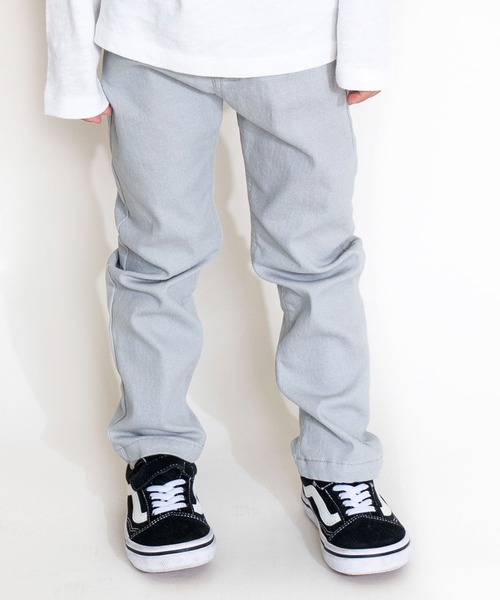 DILASH(ディラッシュ)の「ストレッチ スリムシルエットパンツ(デニムパンツ・キッズ・ブラック/ベージュ/パープル/カーキ/サックスブルー・130/90/150/80/120/140/110/100)」の5枚目の写真
