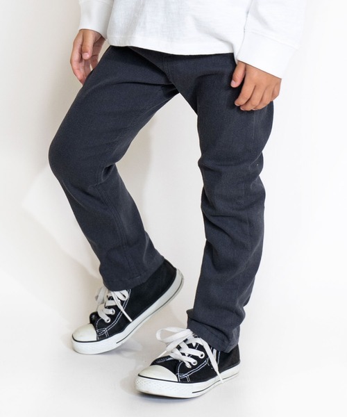 DILASH(ディラッシュ)の「ストレッチ スリムシルエットパンツ(デニムパンツ・キッズ・ブラック/ベージュ/パープル/カーキ/サックスブルー・130/90/150/80/120/140/110/100)」の2枚目の写真