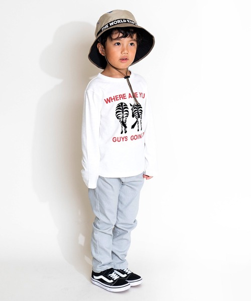 DILASH(ディラッシュ)の「ストレッチ スリムシルエットパンツ(デニムパンツ・キッズ・ブラック/ベージュ/パープル/カーキ/サックスブルー・130/90/150/80/120/140/110/100)」の8枚目の写真