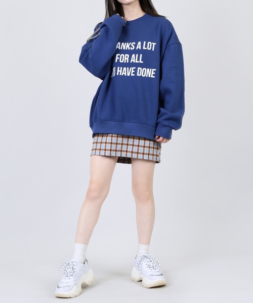 DING（ディング）の「WEGO/THANKSスウェット（スウェット・レディース・ブラック/グレー/ブルー・FREE）」の18枚目の写真