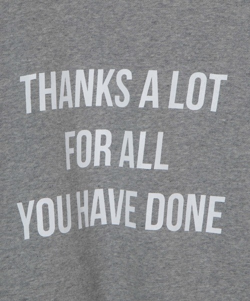 DING（ディング）の「WEGO/THANKSスウェット（スウェット・レディース・ブラック/グレー/ブルー・FREE）」の7枚目の写真