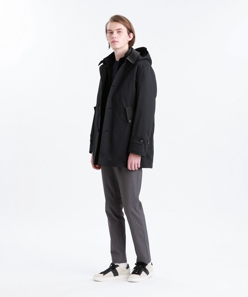 Mackintosh 6WAY フード 付き ステンカラーコート LIMONTA MACKINTOSH PHILOSOPHY（ﾏｯｷﾝﾄｯｼｭ ﾌｨﾛｿﾌｨｰ）の「LIMONTA
