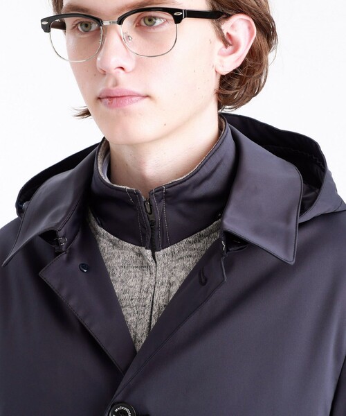 Mackintosh 6WAY フード 付き ステンカラーコート LIMONTA MACKINTOSH PHILOSOPHY（ﾏｯｷﾝﾄｯｼｭ ﾌｨﾛｿﾌｨｰ）の「LIMONTA
