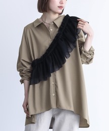 n'OrLABEL | 『ドルマンシルエットデザインシャツ』(シャツ/ブラウス)