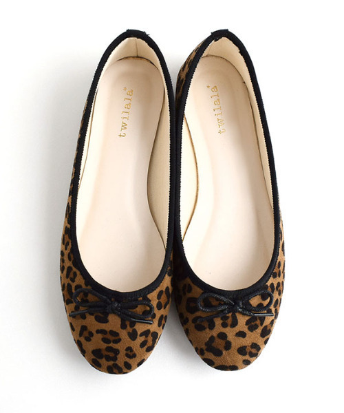 e-zakkamania stores(イーザッカマニアストアーズ)の「マット バレエシューズ(バレエシューズ・レディース・ブラック/レオパード/ホワイト・L/M/LL/S)」の14枚目の写真