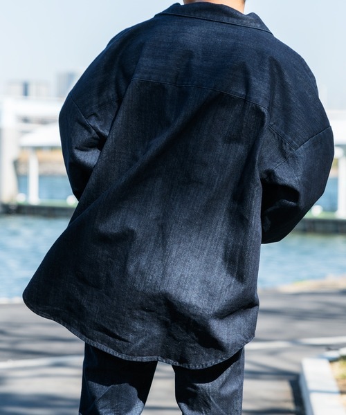 Adoon plain（アドーンプレーン）の「【Adoon plain】デニムオーバー