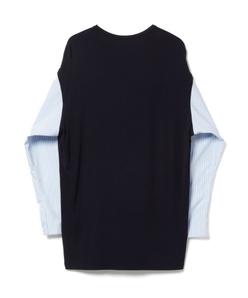 D-VEC（ディーベック）の「ストライプ コンビ Ｔシャツ(VF-10403118)（Tシャツ/カットソー・レディース・レッド/ネイビー・LARGE）」の14枚目の写真