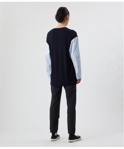 D-VEC（ディーベック）の「ストライプ コンビ Ｔシャツ(VF-10403118)（Tシャツ/カットソー・レディース・レッド/ネイビー・LARGE）」の15枚目の写真