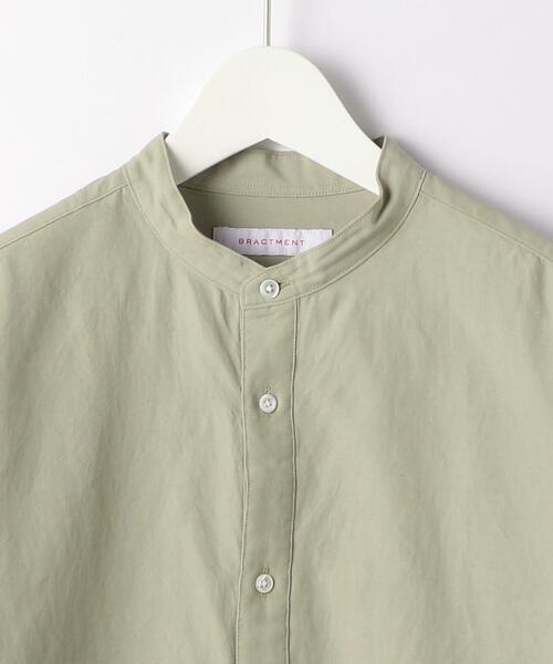 BRACTMENT（ブラクトメント）の「[ ブラクトメント ] BRACTMENT ダルアセテート ホスピタル シャツ（シャツ/ブラウス・メンズ・ライム/ナチュラル・40/38/36）」の8枚目の写真
