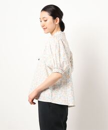 毛哩MOOLY 花柄プリント パフスリーブ チュニック 56673297_b_01_215.jpg