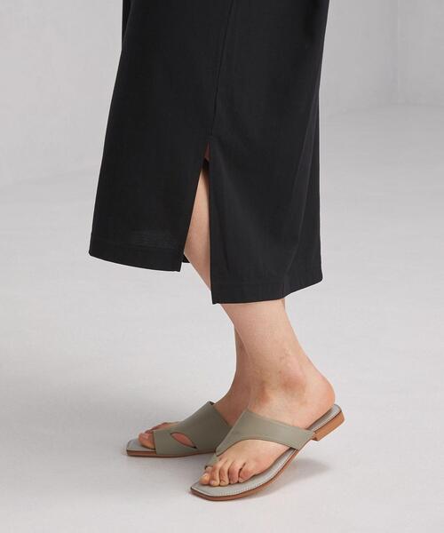 green label relaxing（グリーンレーベルリラクシング）の「CFC タック ノースリーブ ワンピース（ワンピース・レディース・ブラック/ベージュ/ピンク/マスタード・FREE）」の10枚目の写真