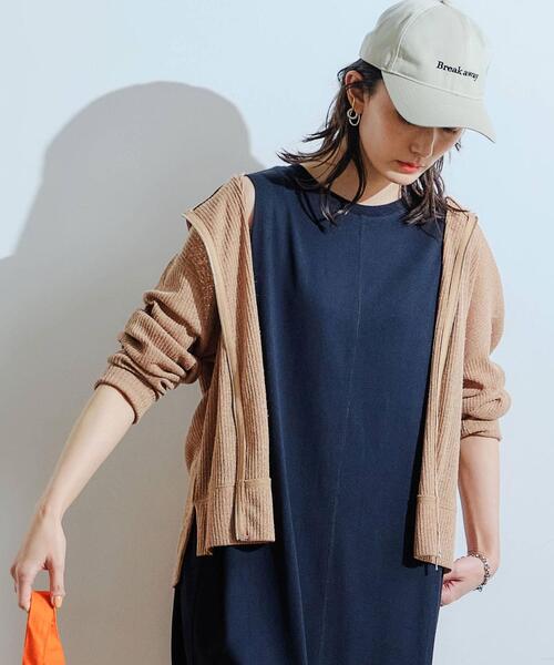 green label relaxing（グリーンレーベルリラクシング）の「CFC タック ノースリーブ ワンピース（ワンピース・レディース・ベージュ/マスタード/ピンク/ブラック・FREE）」の12枚目の写真