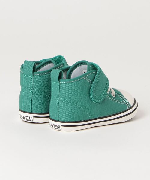 CONVERSE（コンバース）の「converse コンバース 12-15BB AS N PP COLORS V-1 ベビー オールスター N PP カラーズ V-1　37301211 IRISH SPRING（スニーカー・キッズ・グリーン・12/14/15 /12.5/14.5/13.5/13）」の2枚目の写真