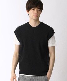 HIDEAWAYS NICOLE | ニットベスト&Tシャツセット(アンサンブル)
