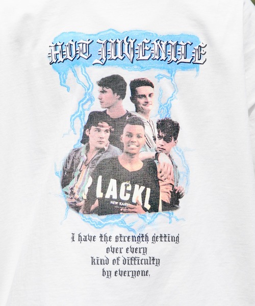 Perushu（ペルーシュ）の「ユーズドライクロックTシャツ（Tシャツ/カットソー・メンズ・ホワイト/ブラック/ダークブルー・MEDIUM/LARGE/X-LARGE）」の8枚目の写真