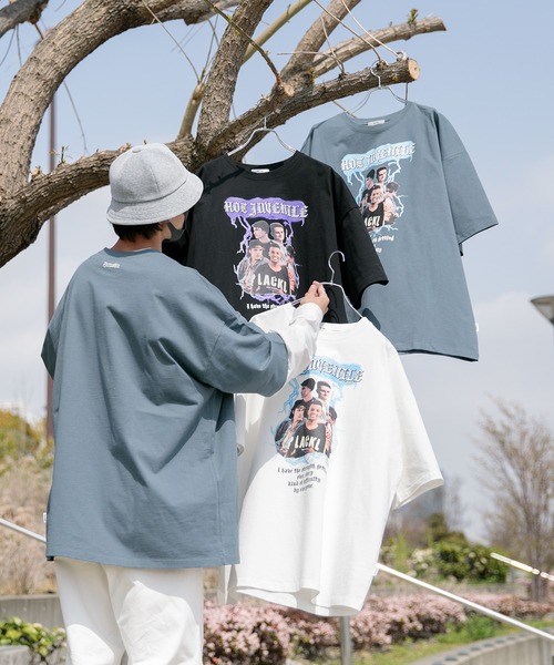 ユーズドライクロックTシャツ（Tシャツ/カットソー）｜Perushu