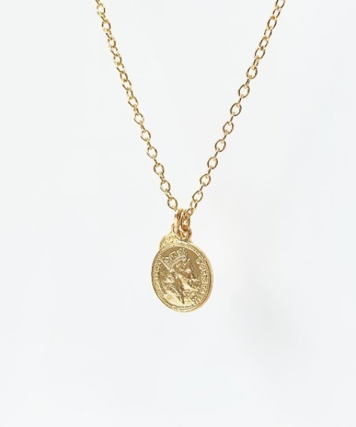 CEMONEMO(セモネモ)の「ダブルコイン ロング ネックレス(ネックレス・レディース・シルバー/ゴールド・FREE)」の3枚目の写真