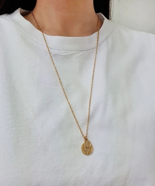 CEMONEMO(セモネモ)の「ダブルコイン ロング ネックレス(ネックレス・レディース・シルバー/ゴールド・FREE)」の10枚目の写真