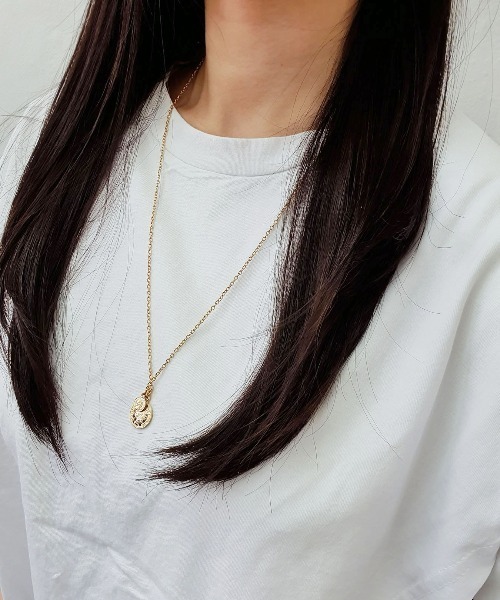 CEMONEMO(セモネモ)の「ダブルコイン ロング ネックレス(ネックレス・レディース・シルバー/ゴールド・FREE)」の11枚目の写真