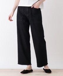 Cutie Blonde | 【S-L】BIGポケットストレートデニム(デニムパンツ)