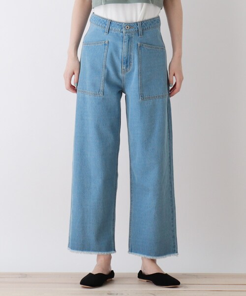 Cutie Blonde(キューティーブロンド)の「◆【S-L】BIGポケットストレートデニム(デニムパンツ・レディース・ブラック系5/ネイビー系5/ブルー系5・01/02/03)」の9枚目の写真
