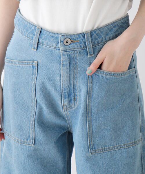 Cutie Blonde(キューティーブロンド)の「◆【S-L】BIGポケットストレートデニム(デニムパンツ・レディース・ブラック系5/ネイビー系5/ブルー系5・01/02/03)」の7枚目の写真