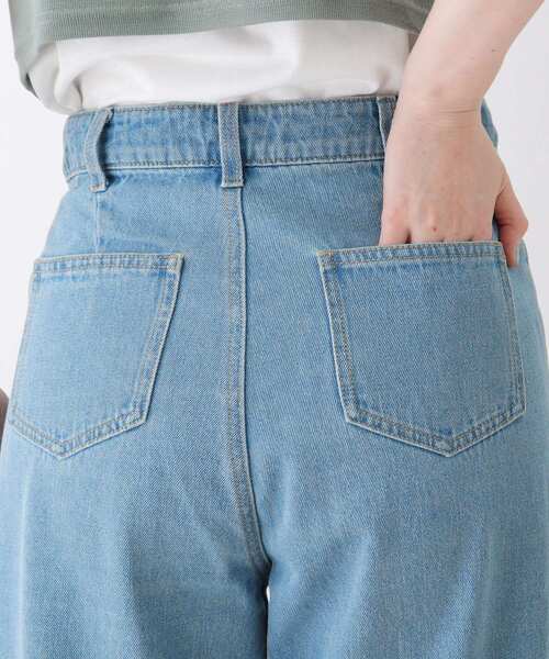 Cutie Blonde(キューティーブロンド)の「◆【S-L】BIGポケットストレートデニム(デニムパンツ・レディース・ブラック系5/ネイビー系5/ブルー系5・01/02/03)」の5枚目の写真