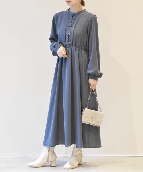 残りわずか 長袖ワンピース 美しい Patron Id