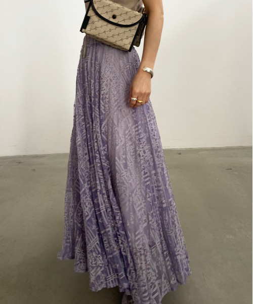 Ameri（アメリ）の「MEDI PALACE EMBROIDERY SKIRT（スカート