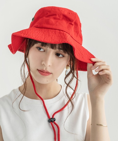 newhattan（ニューハッタン）の「NEWHATTAN ニューハッタン Safari Hat -twill- バケットハット（ハット・メンズ・ホワイト/スカイブルー/ブラック/ダークグリーン/ダークブラウン/レッド/オリーブ/カーキ/ライトグリーン/その他/サンドベージュ/デザートカモ/その他1/ウッドランド/グレー系カモフラージュ/ロイヤルブルー/チャコール/グレー/ネイビー・FREE）」の15枚目の写真