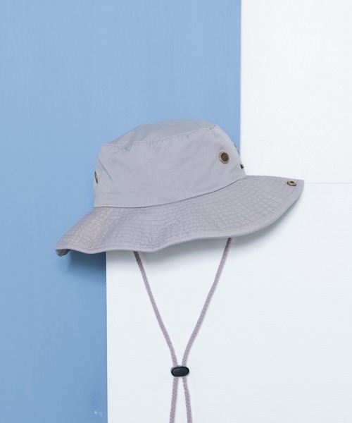 newhattan（ニューハッタン）の「NEWHATTAN ニューハッタン Safari Hat -twill- バケットハット（ハット・メンズ・ホワイト/スカイブルー/ブラック/ダークグリーン/ダークブラウン/レッド/オリーブ/カーキ/ライトグリーン/その他/サンドベージュ/デザートカモ/その他1/ウッドランド/グレー系カモフラージュ/ロイヤルブルー/チャコール/グレー/ネイビー・FREE）」の21枚目の写真