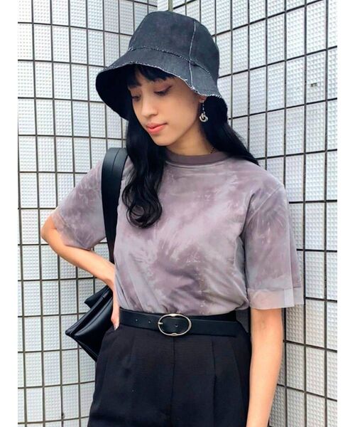 【ニット素材♪】Alo Yogaデニムニットクラッシュバケットハット ニット素材♪】Alo Yogaデニムニットクラッシュバケットハット