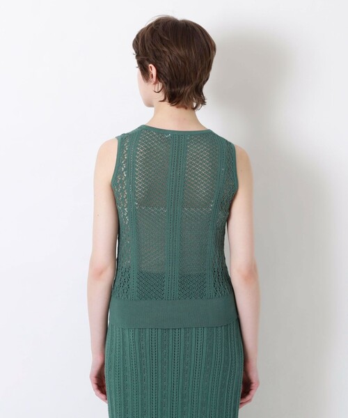 LOVELESS（ラブレス）の「2in1ニットアップドレス（ワンピース・レディース・ブラック/グリーン系その他5/レッド系その他3・36/34）」の12枚目の写真