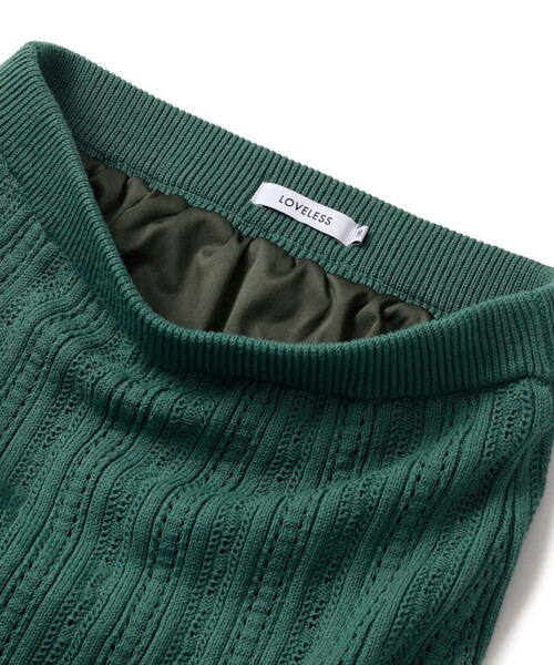 LOVELESS（ラブレス）の「2in1ニットアップドレス（ワンピース・レディース・ブラック/グリーン系その他5/レッド系その他3・36/34）」の16枚目の写真