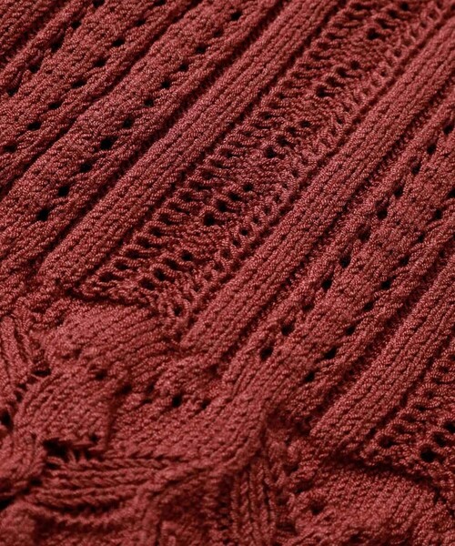 LOVELESS（ラブレス）の「2in1ニットアップドレス（ワンピース・レディース・ブラック/グリーン系その他5/レッド系その他3・36/34）」の21枚目の写真