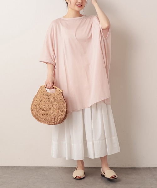 PUAL CE CIN（ピュアルセシン）の「ペーパー加工スカート（スカート・レディース・ナチュラル/ホワイト/ブラック・FREE）」の14枚目の写真