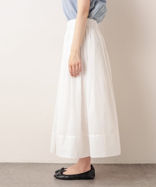 PUAL CE CIN（ピュアルセシン）の「ペーパー加工スカート（スカート・レディース・ナチュラル/ホワイト/ブラック・FREE）」の19枚目の写真